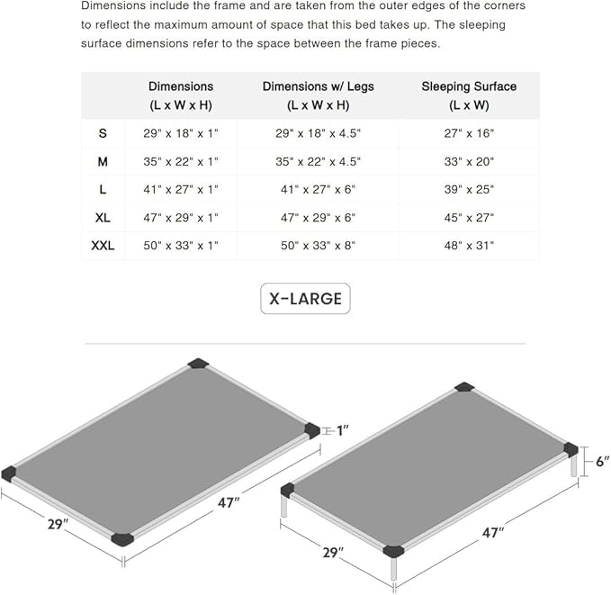 K9 Ballistics Chew Proof Armored Padded Dog Crate Bed, Virtually Indestructible, Legs Included (Sandstone, X-Large (47" L x 29" W x 6" H))-Mewly Pet