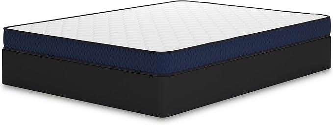 Signature Design by Ashley King Size Medium Firm 6 Inch Memory Foam Mattress with Breathable Quilted Cover, Fiberglass Free, Mattress in A Box