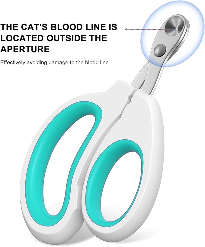 Cat Specific Nail Clipper, Avoiding Excessive Cutting, Suitable for Beginners. It Can Also be Used for Small Animals Such as Birds, Hamsters, Rabbits, Hedgehogs, Ferrets, Guinea Pigs, Etc.-Mewly Pet