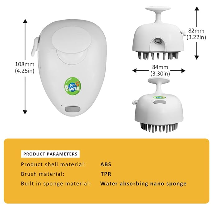 Cat Steam Brush for Shedding, 4 in 1 Rechargeable Steam Brush for Cats and Dogs, Anti-Static, Massage, Cleaning, Shedding & Combing All In One!-Mewly Pet