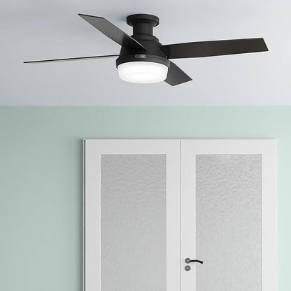 Hunter 52389 Dempsey Ceiling Fan 52 inches Matte Black