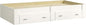 Sauder Beginnings Twin Platform Bed with Storage Drawers, Soft White