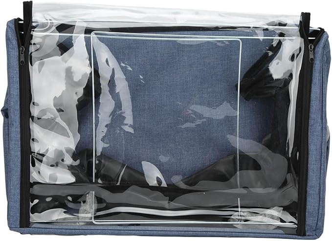 Puppy Nebulization Box, Small Pet Oxygen Inhalation, Cat and Dog Atomization Box Oxygen Inhalation Machine Dedicated Folding Atomization Box Pet Oxygen Therapy Cage for Cough Breathing Treatment Box-Mewly Pet