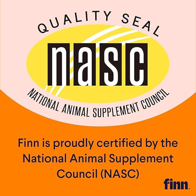 Finn Hip and Joint Supplement for Dogs | Glucosamine, Chondroitin & MSM for Joint and Mobility Support | with Turmeric, BioPerine and B-Vitamins | 90 Soft Chews-Mewly Pet