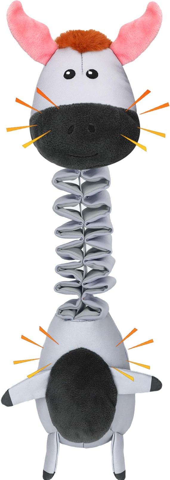 Squeaky Plush Dog Toys for Puppy Toys, Interactive Tug of War Dog Pull Toys, Stuffed Dog Pet Toys for Teething Puppy, Indoor and Outdoor Play for Small Medium Dogs and Large Dogs-Mewly Pet