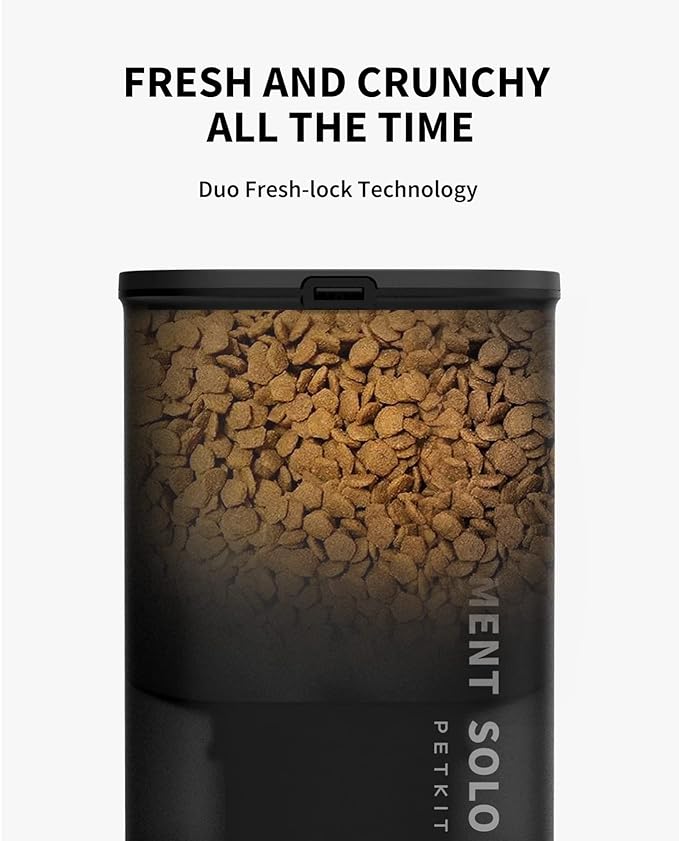 PETKIT Automatic Cat Feeder, 2.4G WiFi Automatic Dog Feeder, App Control Pet Food Dispenser with Triple Fresh-Lock System, Up to 10 Meals Per Day, Schedule Feeding, Food Shortage Alert, 3L Capacity-Mewly Pet