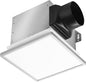 Tech Drive Modern Nickel Bathroom Exhaust Fan with Light, 80CFM, 1000lm Dimmable 5CCT LED Light Selectable, Quiet Ventilation fan with night light,Energy Star Certified,Decorative Nickel Trim
