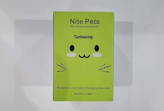 Cat Night Light, Rechargeable LED Bedside Lamp for Children, 9 Changeable Colors Silicone Nursery Lamp for Breastfeeding, Eyes Caring, Tap Adjustable Brightness & Color, Remote Control