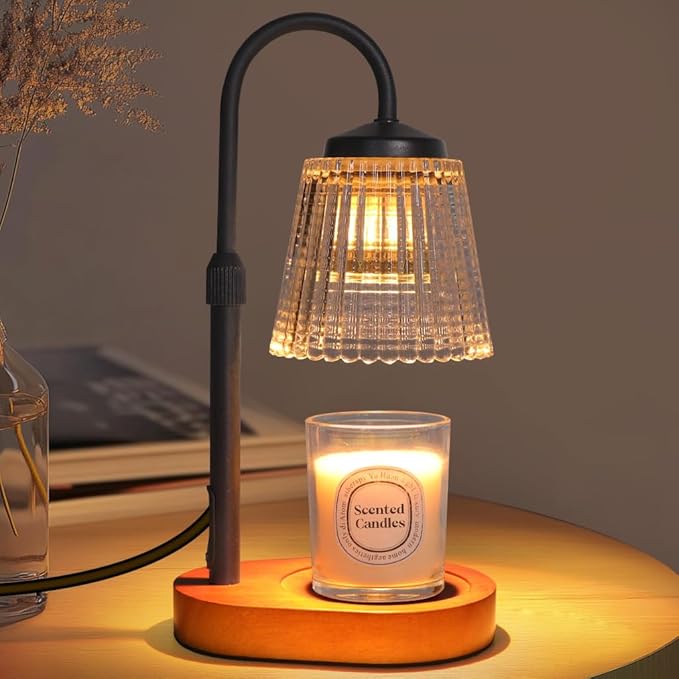Candle Warmer Lamp with Timer Dimmable, Adjustable Lamp Candle Warmer, Birthday Gifts for Women Mom, Wax Warmer Lamp for Scented Jar, House Warming Gifts New Home Decor