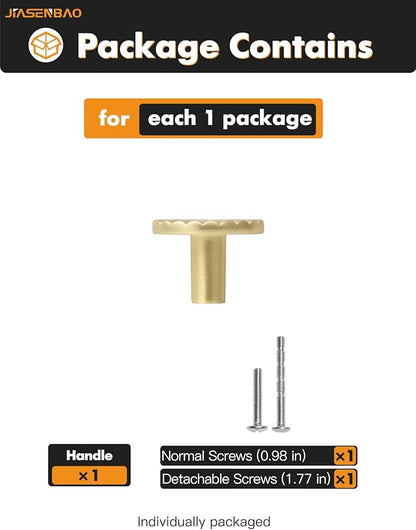 5 Pack Brushed Gold Cabinet Knobs Brass Flat Drawer Pulls Kitchen Cupboard Bathroom Dresser Cabinet Hardware Handles Zinc Alloy
