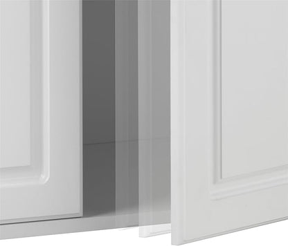 SystemBuild Evolution Kendall 54" Wall Cabinet in White