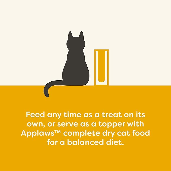 Applaws Lickable Cat Treats, Natural Grain-Free Purée, Limited Ingredient, Chicken Squeeze Up Cat Treats (24 x 0.25 oz Sachets)-Mewly Pet