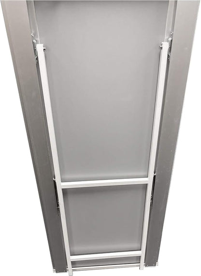 Full Length LED Lighted Free Standing Floor Mirror with ON/OFF Touch Button for Makeup, Dressing in Bedroom & Living Room 19"x59" by Fab Glass and Mirror