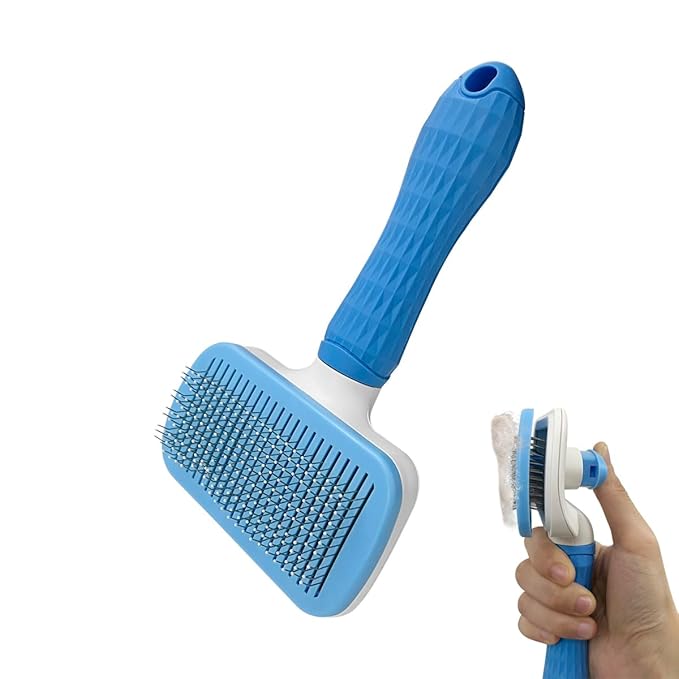 Pet Cleaning Deshedding Brush,Pet Hair Removal Brush for Shedding Massaging Grooming for Small Dogs,Cats,Rabbits-Mewly Pet