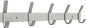 Coat Rack Wall Mount – Brushed Nickel 15 Inch Stainless Steel Hook Rail with 5 Heavy Duty Double Coat Hooks – Wall Mounted Coat Hanger for Entryway, Bathroom, Bedroom, Towel, Hat Organizer