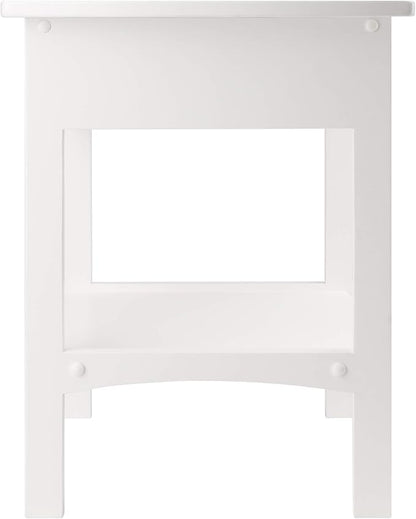 Winsome Wood Claire Accent Table, White