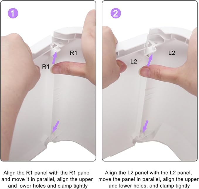 RIZZARI Cat Litter Box Stainless Steel Top-Entry : Leak-Proof Enclosed Design Reduces Odor, for Indoor Cats & Owners (Dark Gray)-Mewly Pet
