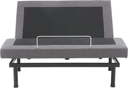 Full Premier Adjustable Base with Massage, Wireless Remote, USB Port-Ergonomic Head and Foot Incline