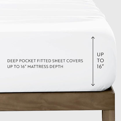 Linen Market Bed Sheets for King Size Bed (Sage) - Sleep Better Than Ever with These Soft and Cooling King Sheets - Deep Pocket Fits 16" Thick Beds - 4 Piece King Sheet Set