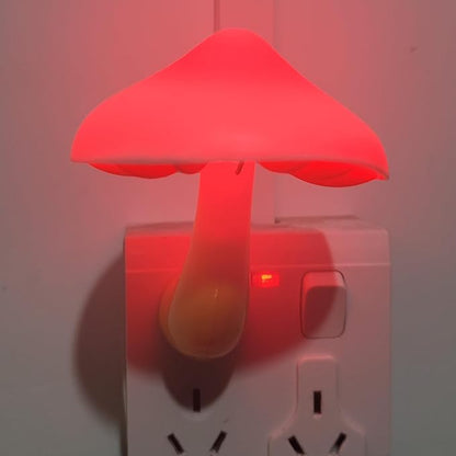 AUSAYE Sensor Led Nigh Light Plug in Nightlight for Kids Adults,Auto On/Off Night Lights Wall Lamp for Bedroom, Bathroom,Toilet,Stairs,Kitchen,Hallway Christmas Thanksgiving Gifts Red