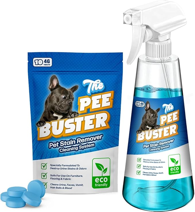 Generic Peebuster Pet Stain & Odor Remover - Cleaning Spray for Dog and Cat Urine, 1 Count (Pack of 1)-Mewly Pet