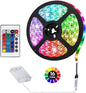 ACONDE Battery Powered LED Strip Lights, Remote Controlled, Multi-Color Changing, DIY Indoor and Outdoor Decoration, 6.56ft/2M