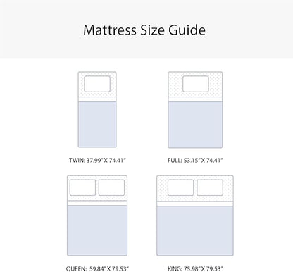 Signature Design by Ashley Full Size Chime 8 Inch Medium Firm Innerspring Mattress with Pressure Relief Quilt Foam, Fiberglass Free, Mattress In A Box