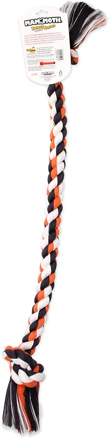 Mammoth Pet Products Cotton 4-Knot Rope Tug - 42 Inch XX-Large-Mewly Pet