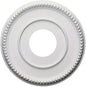 Ekena Millwork CM12BR Bradford Ceiling Medallion, 12 1/2"OD x 3 7/8"ID x 3/4"P (Fits Canopies up to 6 5/8"), Primed
