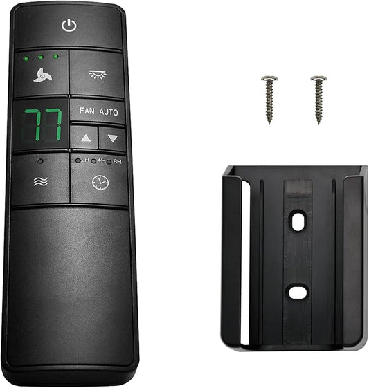 CENMING HD3 Replacement Remote for Hampton Bay Home Decorators Collection Ceiling Fan Remote Control,w/Thermostatic Control Light Dimmer Timer,for KUJCE10320 TR222A 2AAZPHD3 HD3(Remote Only)