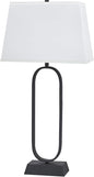 Evert Table Lamp – Modern Luxury Lamp with Fabric Shade and Metal Base, Whimsical Accent Lighting for Living Room or Bedroom