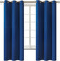 BGment Blackout Curtains for Bedroom 63 Inch Length 2 Panels Set, Room Darkening Sunlight Blocking Thermal Insulated Grommet Window Drapes, Each Panel 42 Inch Wide, Royal Blue