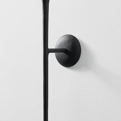 Aspar Wall Sconce, Modern Candle Holder with Elegant Hook Design, Versatile Decorative Lighting for Indoor Wall Decor and Ambiance Setting, Black (Candle Not Included)