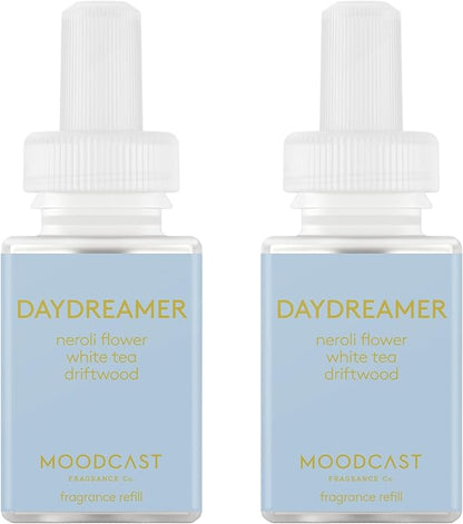 Pura & Moodcast Home Scent Refill - Smart Home Air Diffuser - Up to 120-Hours of Luxury Fragrance per Refill - Home Essential - Clean & Safe Diffuser Fragrance - 2 Pack, Daydreamer