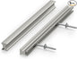 homdiy 5 Pack Adjustable Brushed Nickel Cabinet Pulls 2" to 8.8" (51-224mm) Adjustable Hole Distance Drawer Pulls