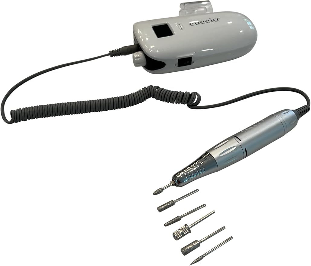 Warren London MaxPro 35K Dog Nail Grinder – 35,000 RPM Pro-Grade E-File w/ 6 Diamond & Sanding Bits, Quiet Low-Vibration Motor, Reversible Rotation, Corded/Cordless USB Fast-Charge-Mewly Pet