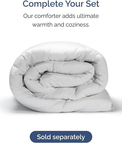 Extra Deep Twin Sheet Set - 4 Piece Breathable and Cooling Sheets - Hotel Luxury Bed Sheets Set - Easy & Secure Fit - Soft, Wrinkle Free and Comfy Sheets Set - Cream Sheet Set with Extra Deep Pockets