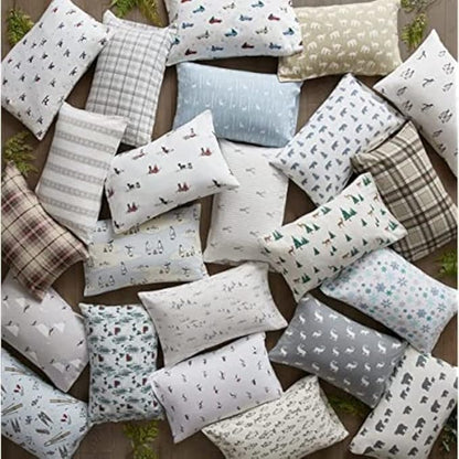 Eddie Bauer - Twin Sheets, Cotton Flannel Bedding Set, Brushed For Extra Softness, Cozy Home Decor (Bear Family, Twin)