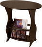 Frenchi Furniture Magazine Table, Dark Cherry