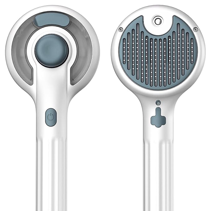 Cat Steam Brush for Indoor Cats – 3-in-1 Grooming Tool with Water Spray, Self-Cleaning Hair Comb for Long & Short Haired Cats and Dogs-Mewly Pet