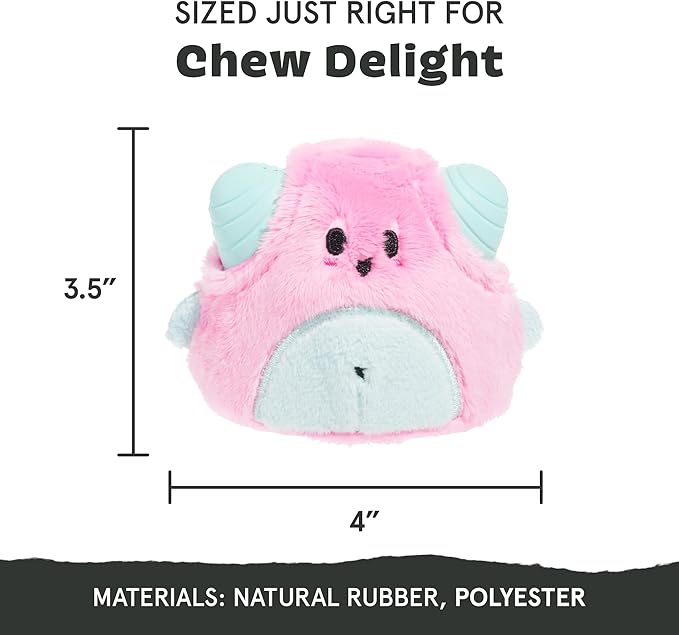 Barkbox Lover Beast Dog Toy for Aggressive Chewers | 2-in-1 Plush & Rubber Dog Toy with Squeaker | Puppy Essentials & Dog Toys to Keep Them Busy-Mewly Pet