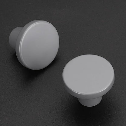 Ravinte 1 Pack Cabinet Knobs Grey Kitchen Cabinet Knobs Round Dresser Drawer Pulls Closet Door Pulls 1-1/5 Inch