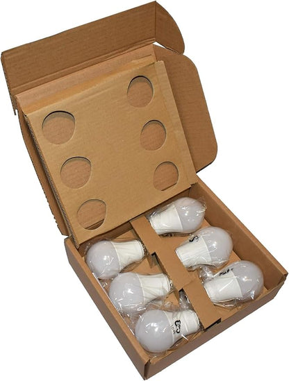 Amazon Basics A19 LED Light Bulbs, 75 Watt Equivalent, Energy Efficient 12W, E26 Standard Base, Soft White 2700K, Dimmable, 10,000 Hour Lifetime , 6-Pack
