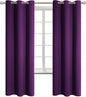 BGment Blackout Curtains - Grommet Thermal Insulated Room Darkening Bedroom and Living Room Curtain, Set of 2 Panels (42 x 72 Inch, Royal Purple)