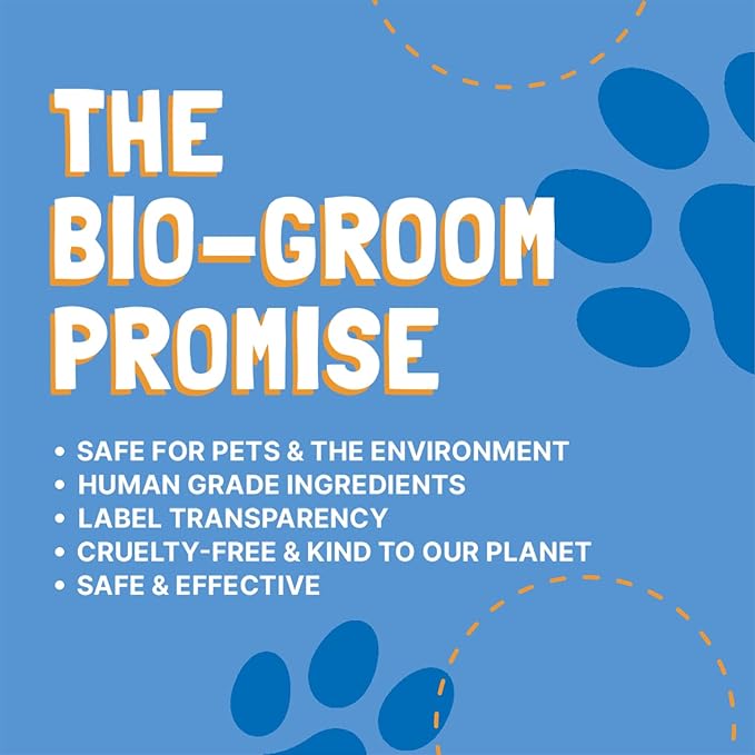 Bio-Groom Oatmeal Dog Shampoo – for Allergies and Itching, Cruelty-Free, Dog Bathing Supplies, Puppy Shampoo for Sensitive Skin, Made in USA, Anti-Itch Dog Products – 1 Gallon-Mewly Pet