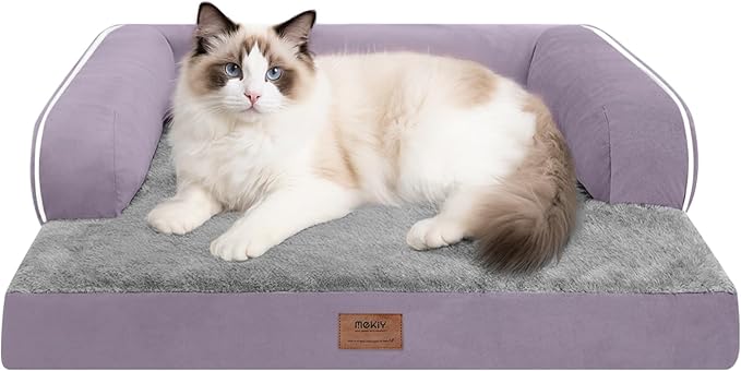 Small Dog Bed and Cat Sofa Waterproof Orthopedic Dog Beds for Small Dogs Cat Bed Comfy Pet Couch Sofa Beds with Washable Removable Cover & Non-Slip Bottom-Mewly Pet