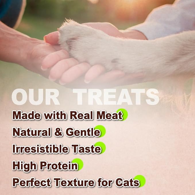 Afreschi Natural Cat Treats Turkey & Chicken & Mackerel W Shape 6 oz, All-Natural, High-Protein, Grain-Free, Healthy, Low-Fat, Easily Digestible-Mewly Pet