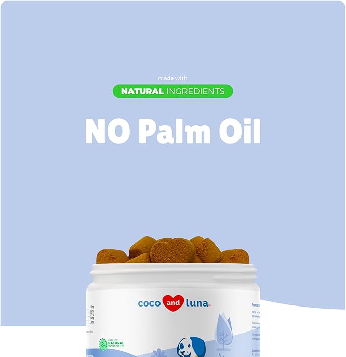 Hemp Hip and Joint Supplement for Dogs - 90 Soft Chews - with Green Lipped Mussel, Glucosamine, Turmeric, Fish Oil, MSM and Yucca Schidigera-Mewly Pet