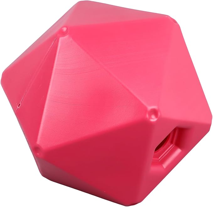 Horse Treat Ball Fun Polygon Slow Feed Hay Ball Horse Play Toy Ball Feeder Chasing Herding Entertainment PE Material-Mewly Pet