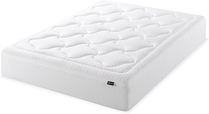 ZINUS 12 Inch Cloud Memory Foam Mattress, Twin, Fiberglass Free, Pressure Relieving, Mattress in A Box, CertiPUR-US Certified, White